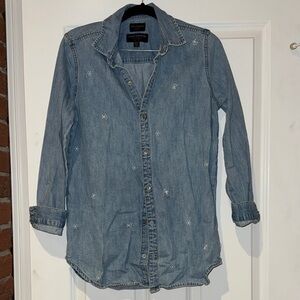 Lucky Brand Blue Button Down Shirt